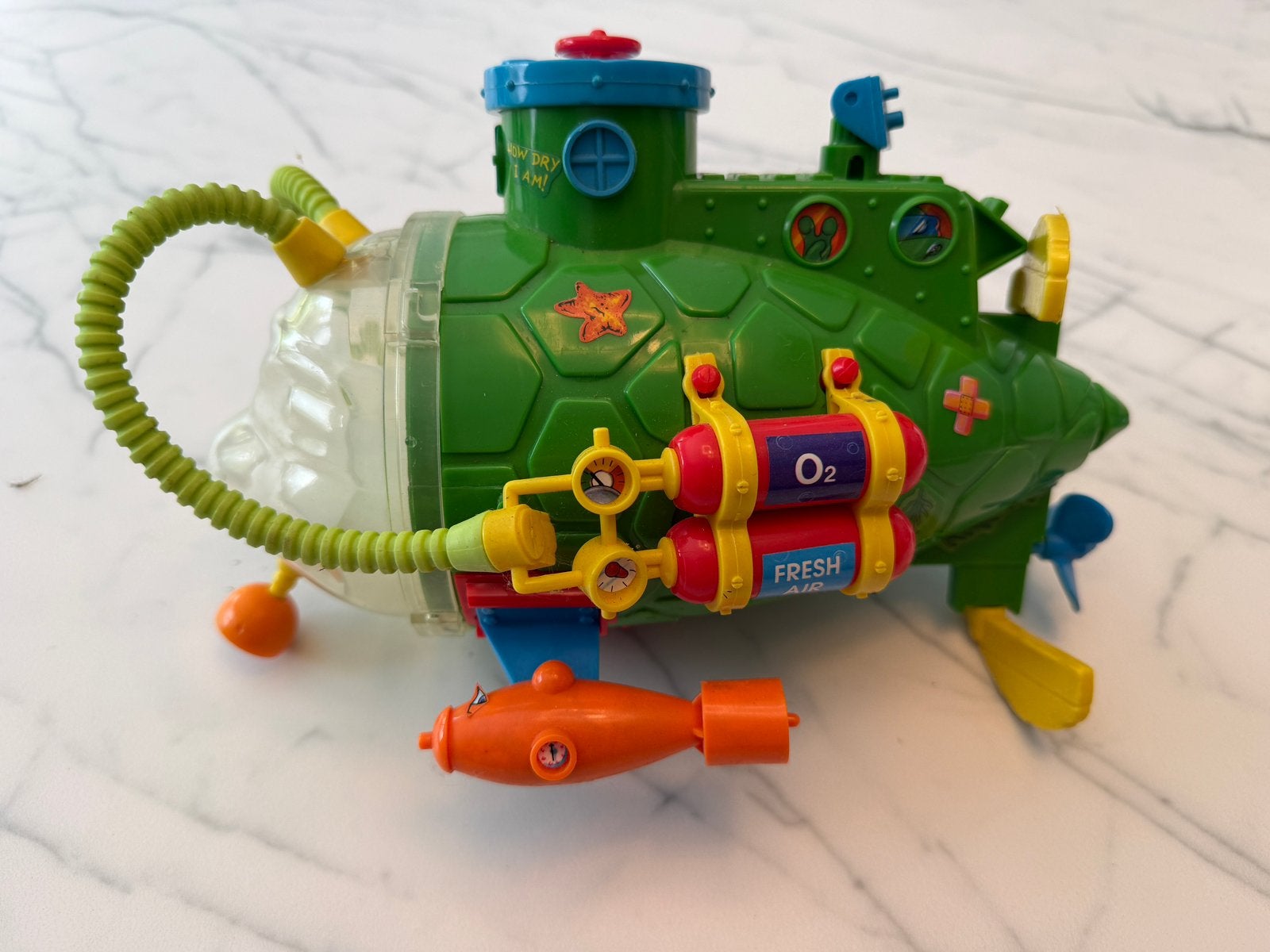 Sewer sub turtles - onderzeeër 1991, Antiquités & Art, Antiquités | Jouets, Enlèvement ou Envoi