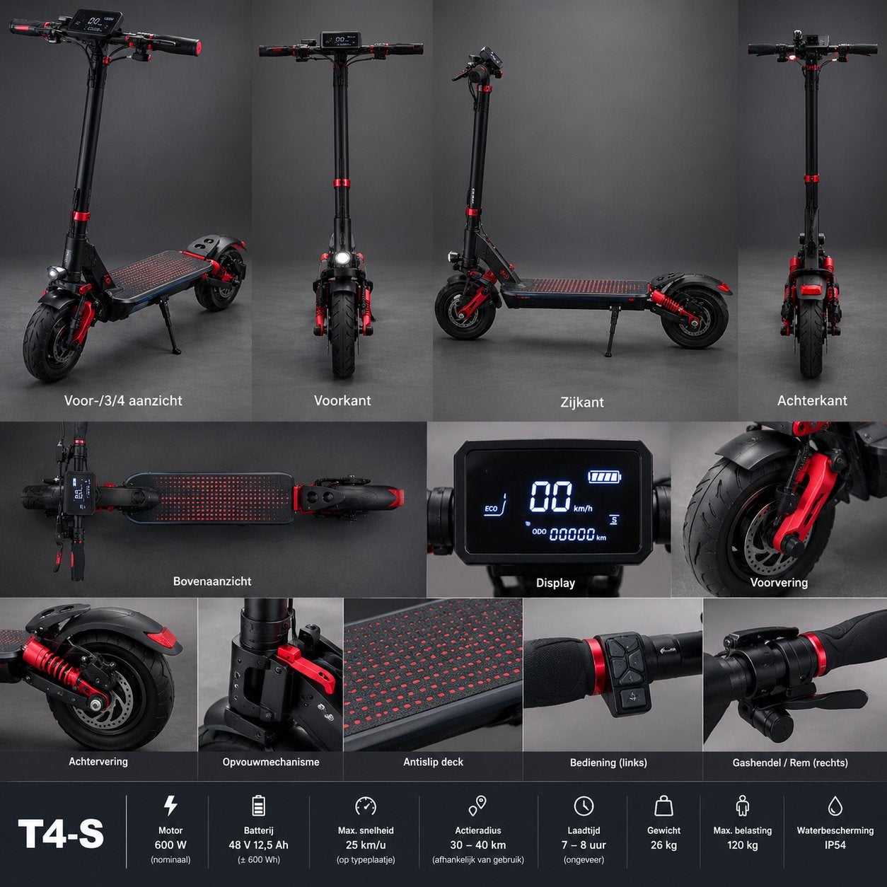 Elektrische step, Fietsen en Brommers, Ophalen, Zo goed als nieuw, Elektrische step (E-scooter)