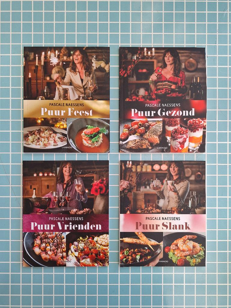 4 kookboeken - Pascale Naessens, Boeken, Ophalen of Verzenden, Gelezen, Pascale Naessens