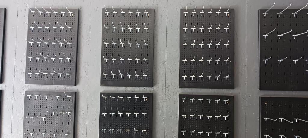 Hangbord met keuze uit verschillende haken., Ophalen of Verzenden