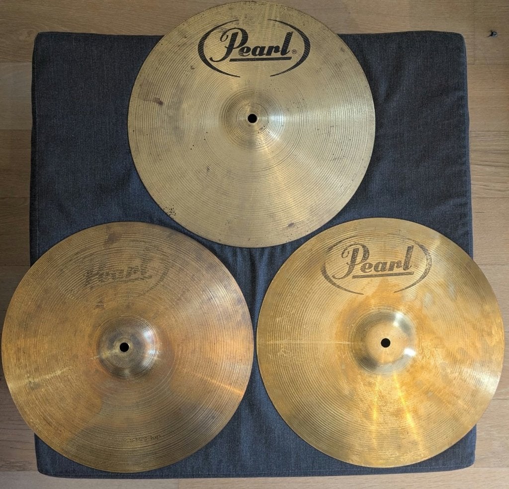 Pearl hi-hat en ride bekken, Muziek en Instrumenten, Ophalen of Verzenden, Gebruikt, Pearl
