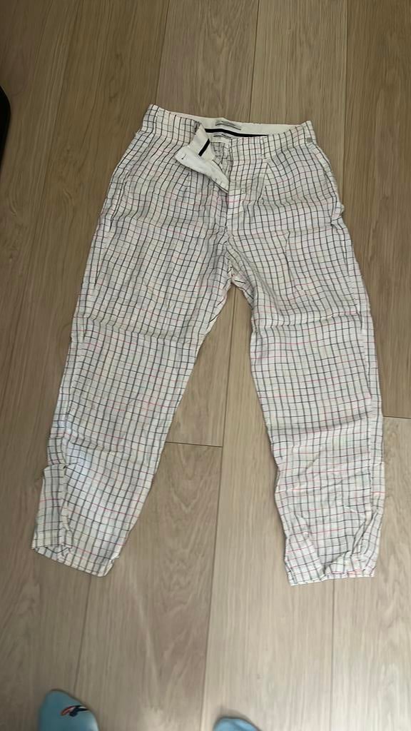 Prachtige linnen broek Scotch&Soda mt S, Kleding | Dames, Broeken en Pantalons, Ophalen, Zo goed als nieuw