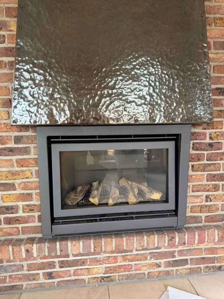 Barbas Unica 70 gashaard – netjes, met afstandsbediening, Ophalen, Gebruikt, Inbouwhaard, Gashaard