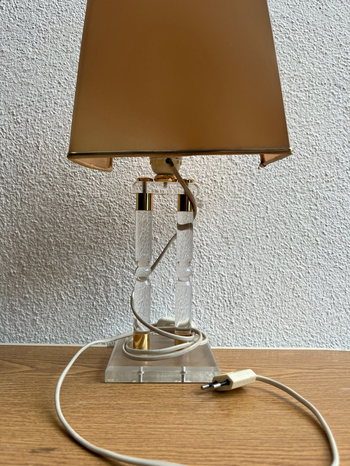 Lampe en plexiglas Hollywood Regency du milieu du siècle, Maison & Meubles, Enlèvement