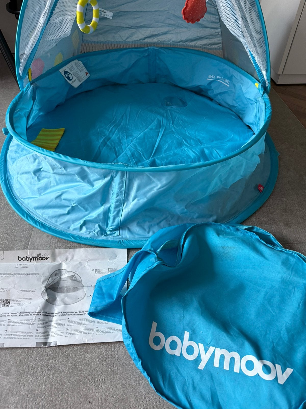 Babymoov uv-tent Aquani, Kinderen en Baby's, Ophalen, Gebruikt