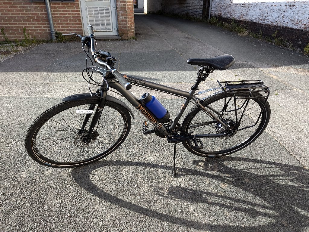 Hybrid vélo electrique 18" (46cm) 24 vitesses, Vélos & Vélomoteurs, Autres marques, Vitesses, Comme neuf, Enlèvement