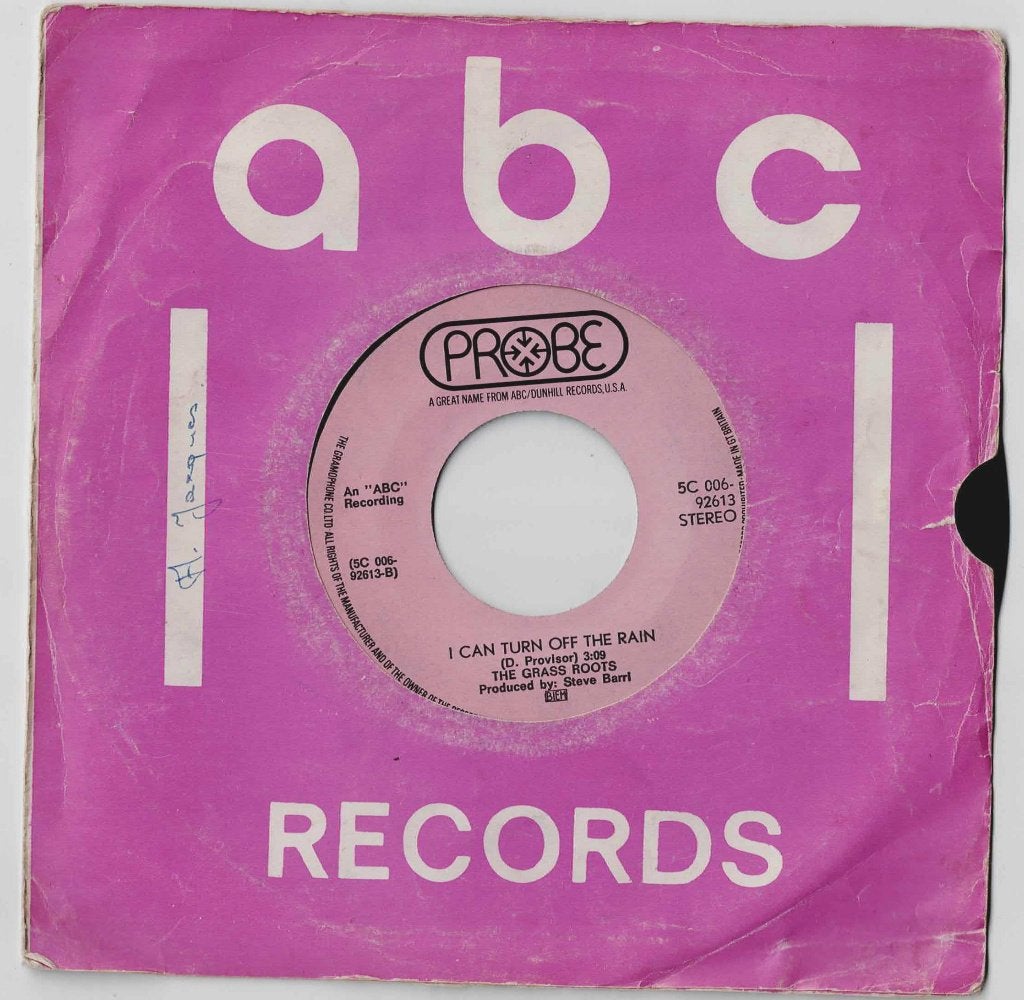The Grass Roots - I can Turn the Rain - Sooner of Later, Enlèvement ou Envoi, 7 inch, Utilisé, Rock et Metal