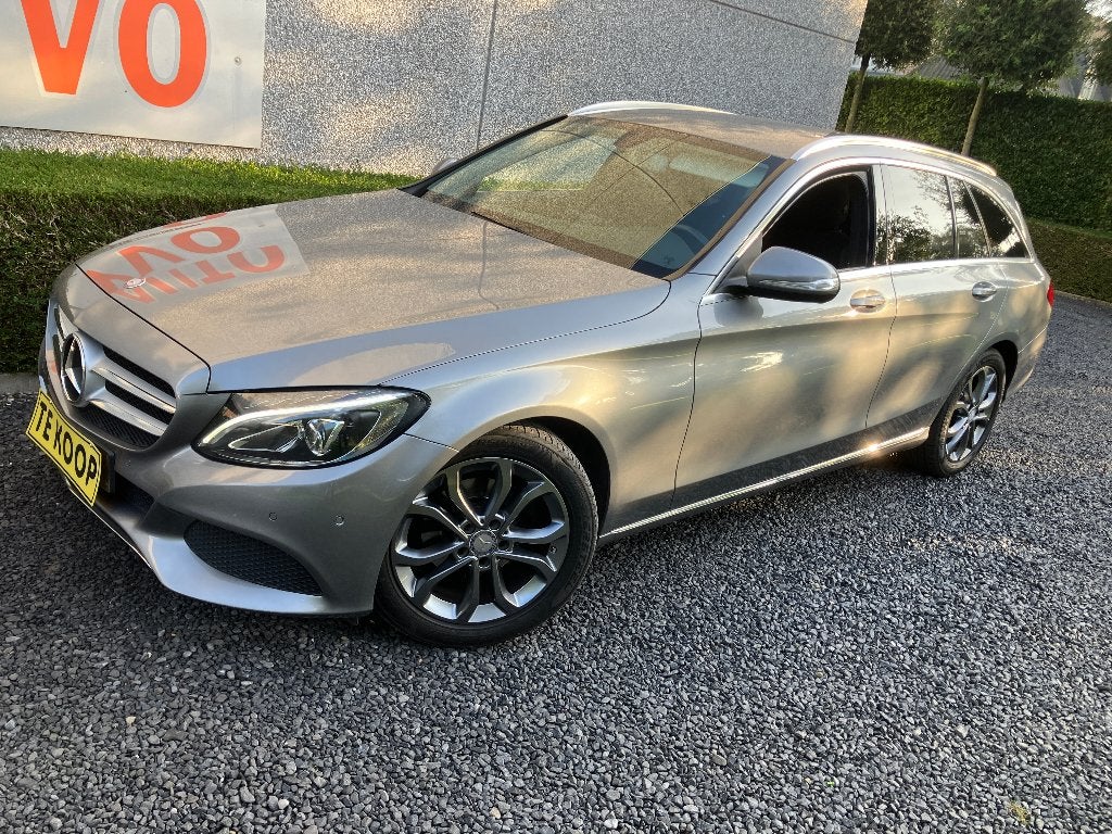 MERCEDES C 180  break  automatic, Auto's, Automaat, Blauw, 115 g/km, Bedrijf