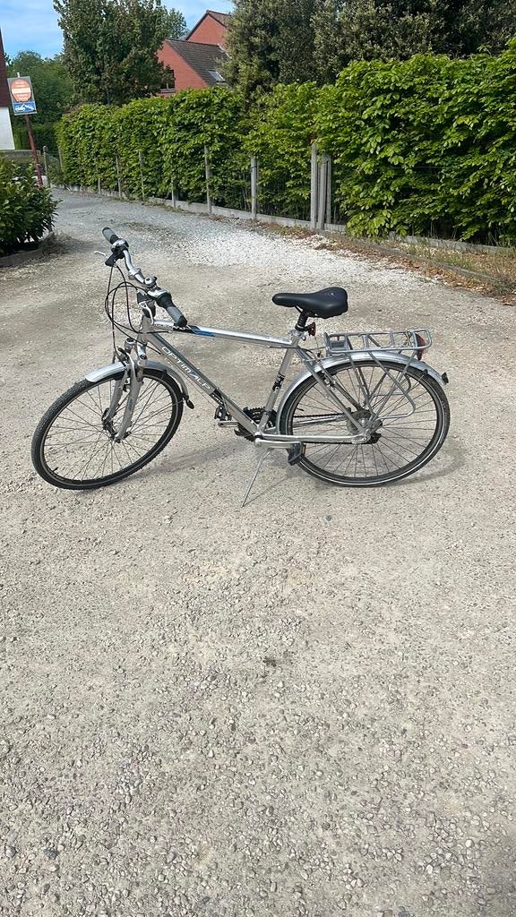 Herenfiets optimalp, Fietsen en Brommers, Velgrem, Versnellingen, Zo goed als nieuw, Ophalen