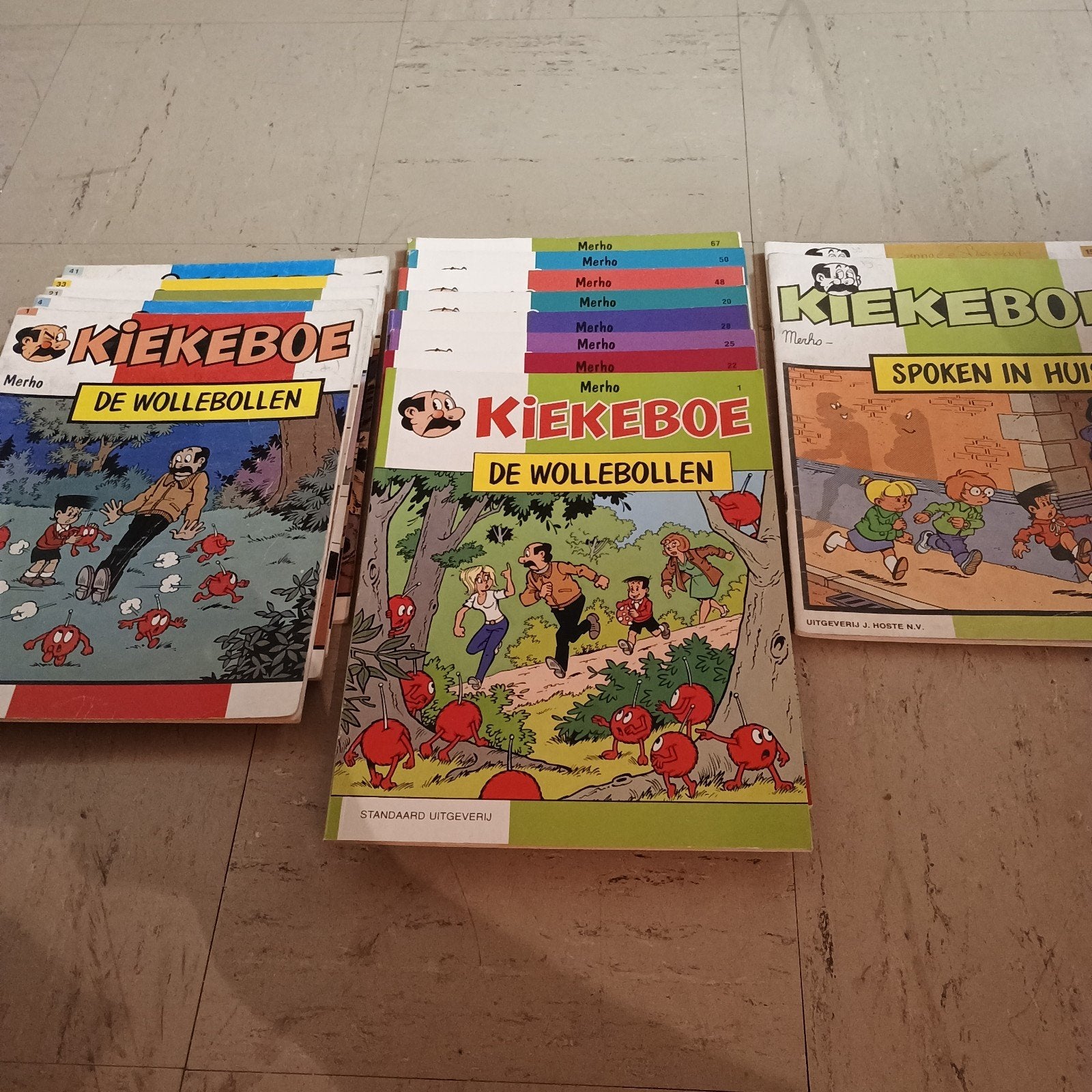 Kiekeboe strips 15 stuks., Boeken, Ophalen