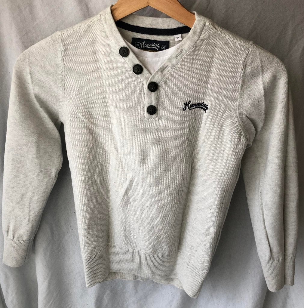 trui maat 128, Verzenden, Zo goed als nieuw, Jongen, Trui of Vest