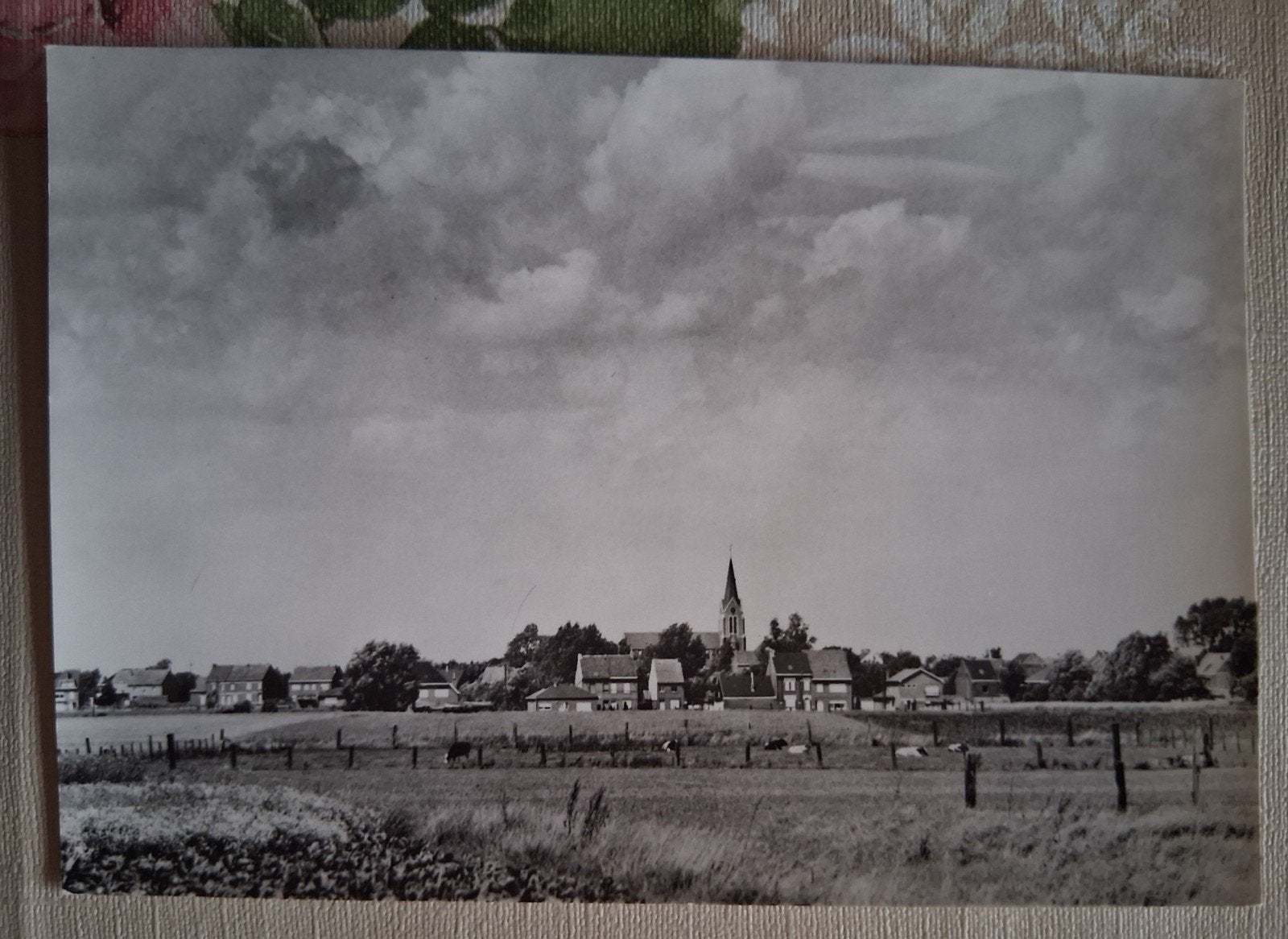 vintage Postkaart Zicht op het Dorp van Peisegem Merchtem, Collections, Enlèvement ou Envoi