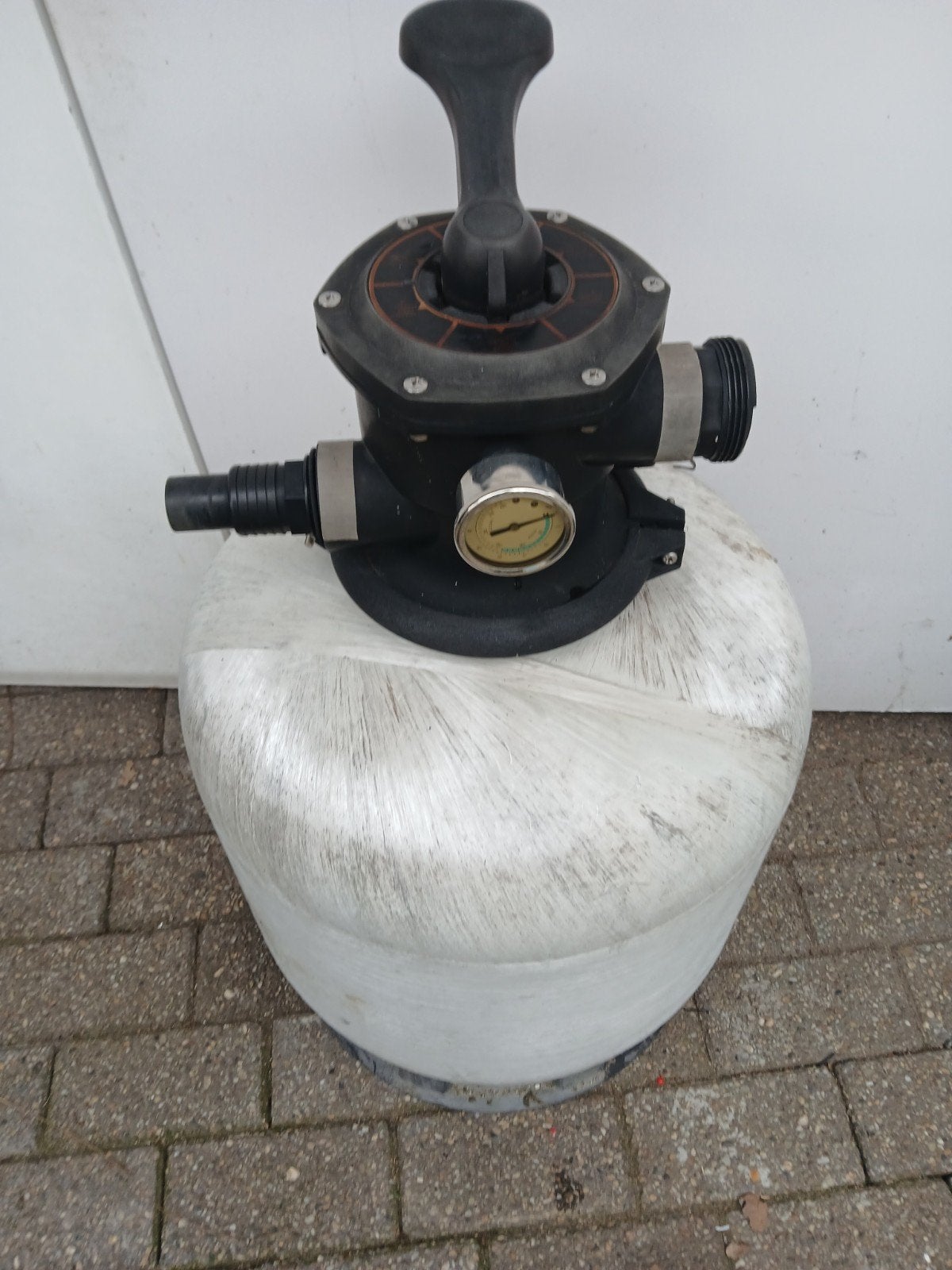 grote zandfilter gevuld met glaskorrels, Tuin en Terras, Ophalen, Gebruikt, Kunststof