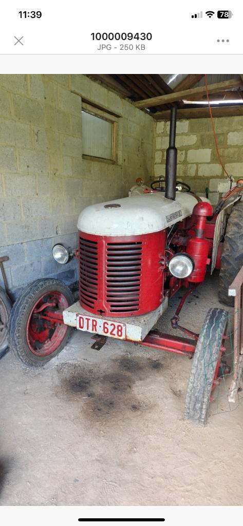 Tracteur David Brown 25 D, Enlèvement, Utilisé