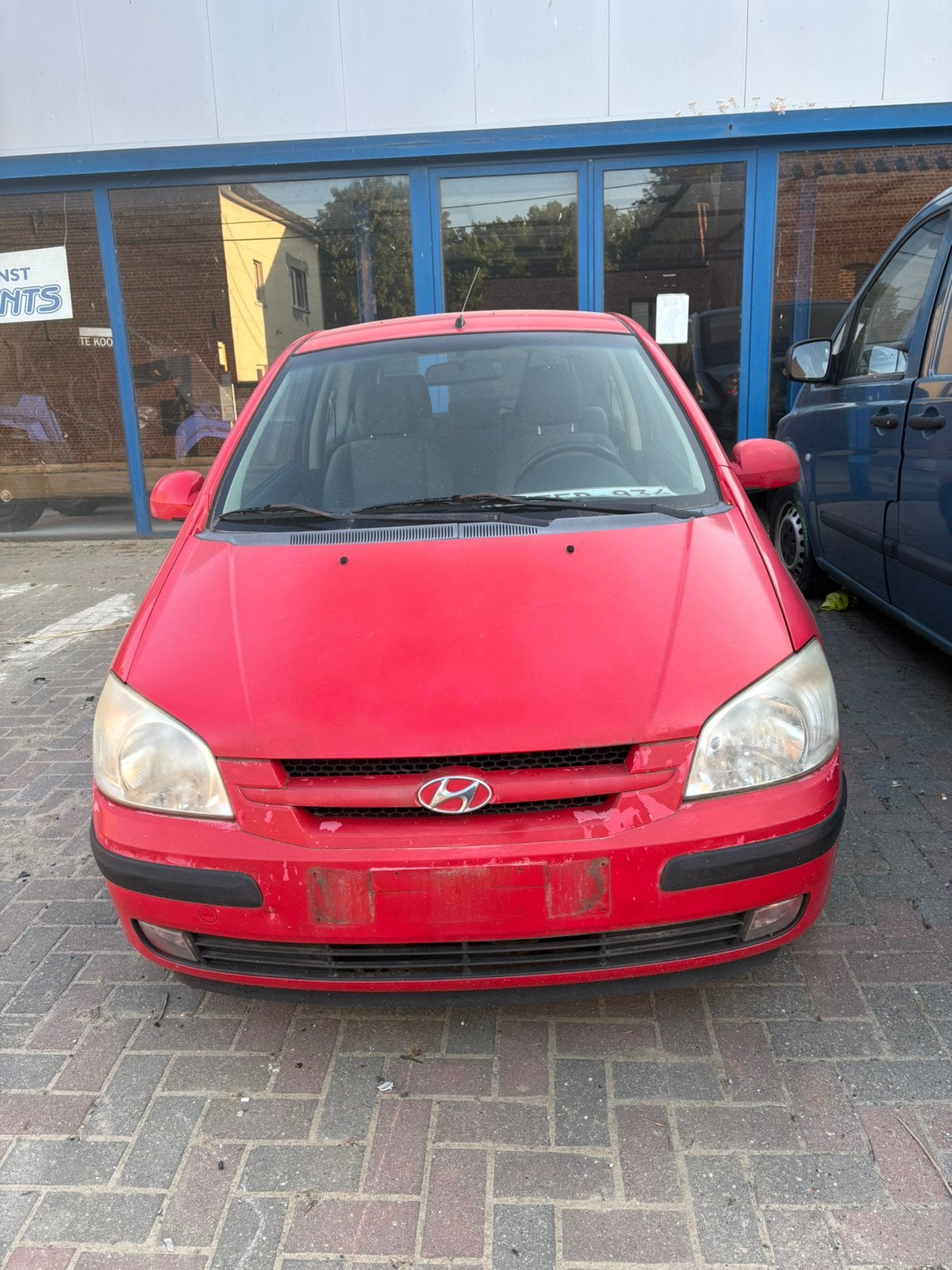 Hyundai getz, Auto's, Hyundai, Voorwielaandrijving, Stof, 4 cilinders, Grijs