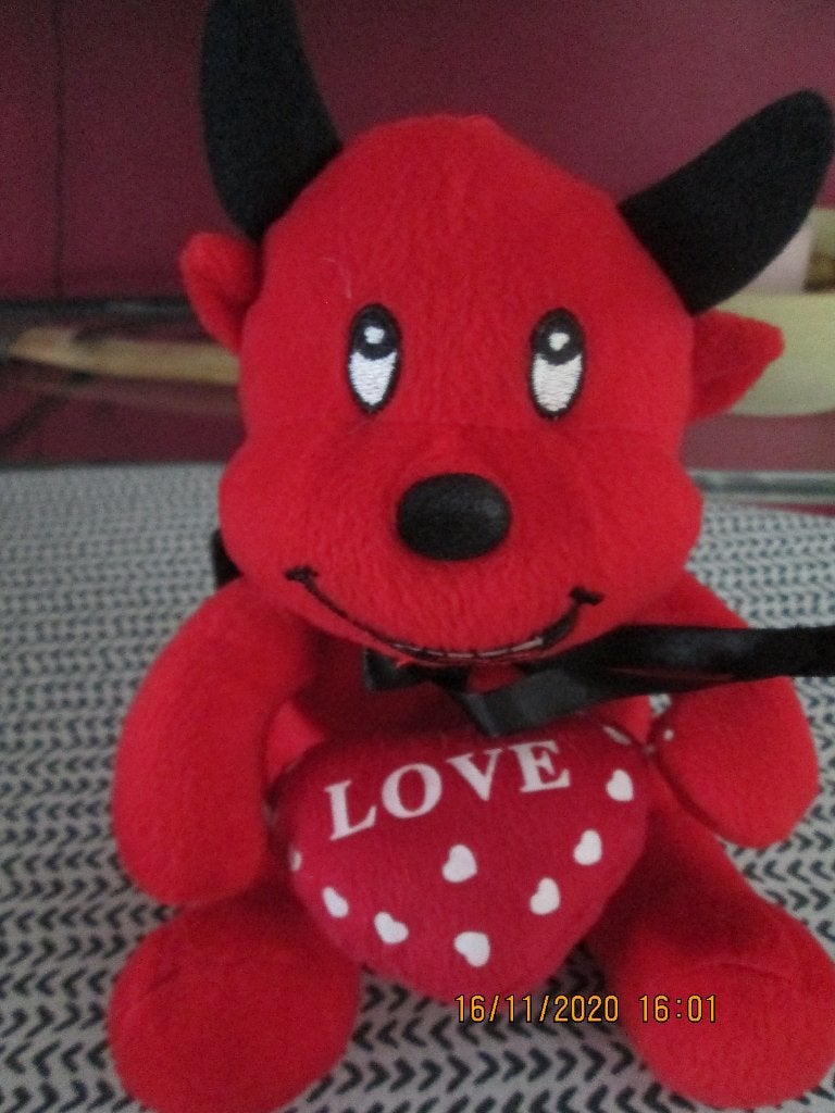 Ourson diable rouge, Neuf, Autres marques, Rouge, Ours