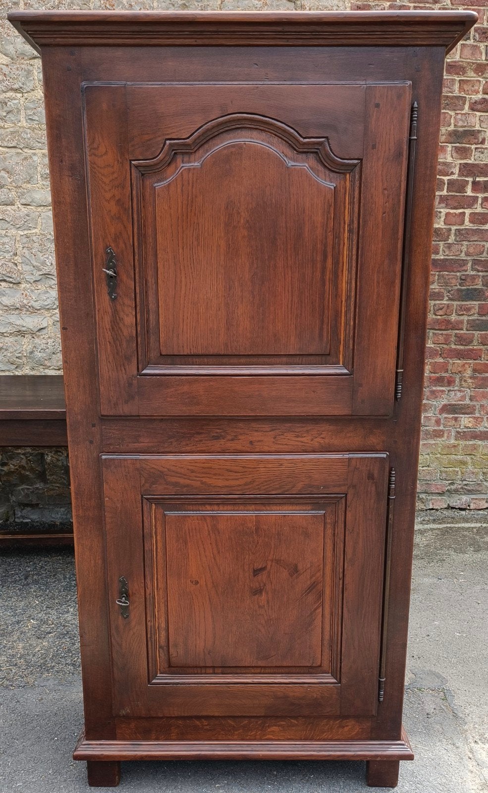 Meuble haut deux portes en chêne, Enlèvement