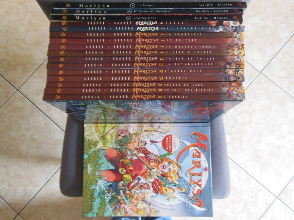 Lot BD Marlysa 1 à 17 comme neuf, Livres, Enlèvement ou Envoi, Comme neuf