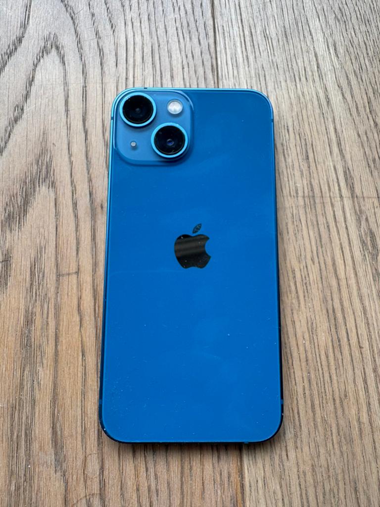 Iphone 13 mini - 128GB - blauw, Telecommunicatie, Ophalen of Verzenden, Zo goed als nieuw, Blauw, IPhone 13 mini