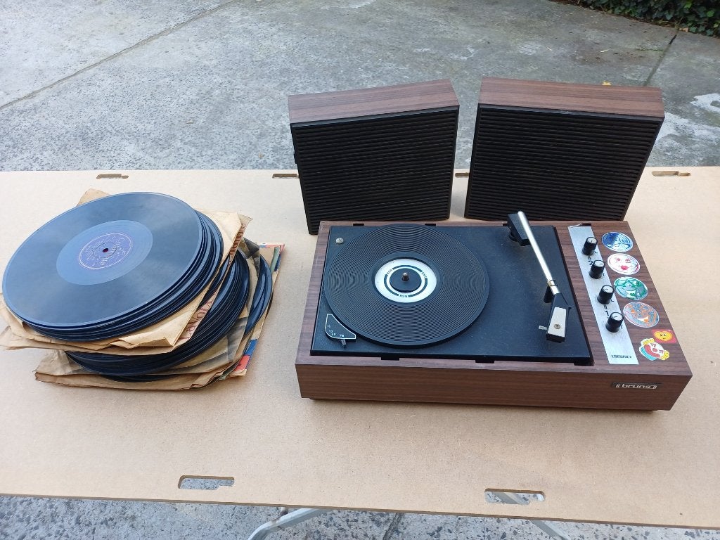 retro platenspeler, Ophalen, Gebruikt, Platenspeler, Overige merken
