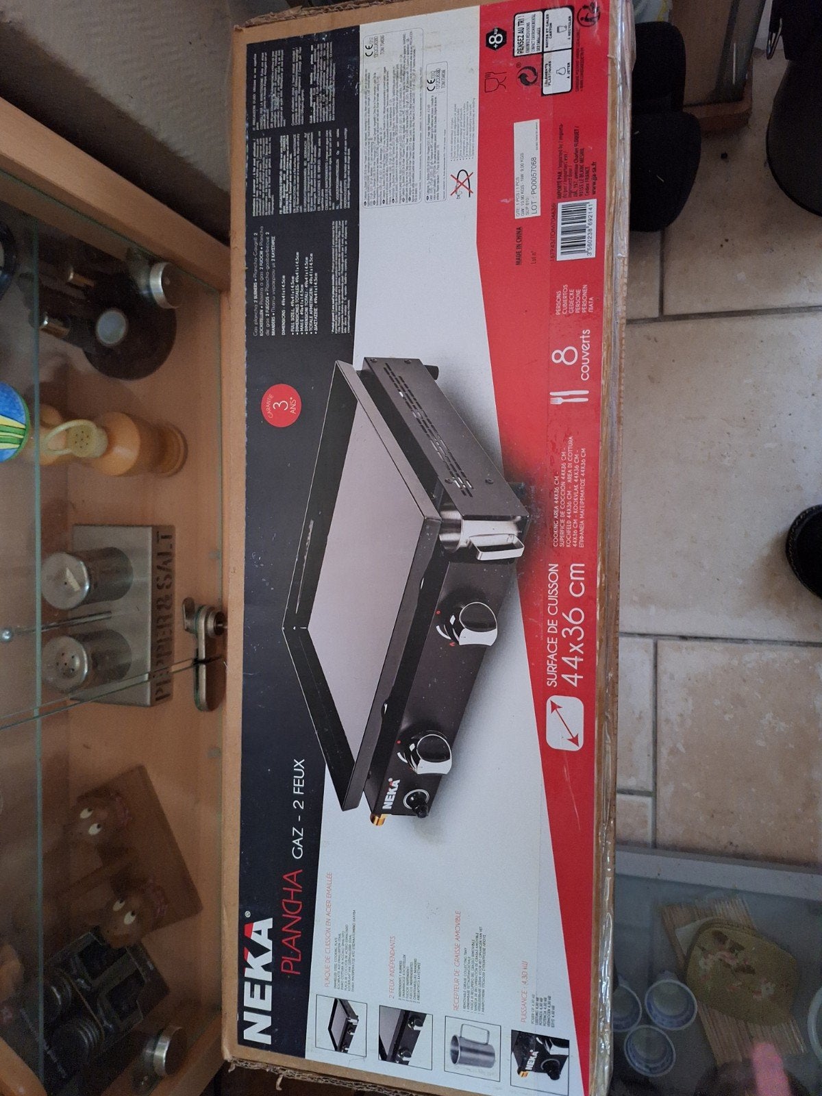 Une plancha au gaz de marque NEKA,, Tuin en Terras, Buitenkeukens, Ophalen, Nieuw, Gas, Vrijstaand