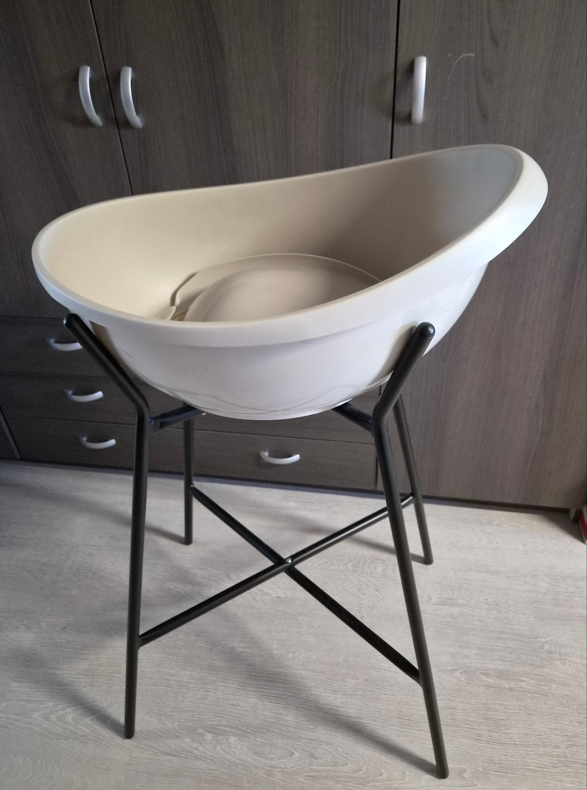 Babybadje incl. badzitje en badstandaard, Kinderen en Baby's, Badjes en Verzorging, Ophalen
