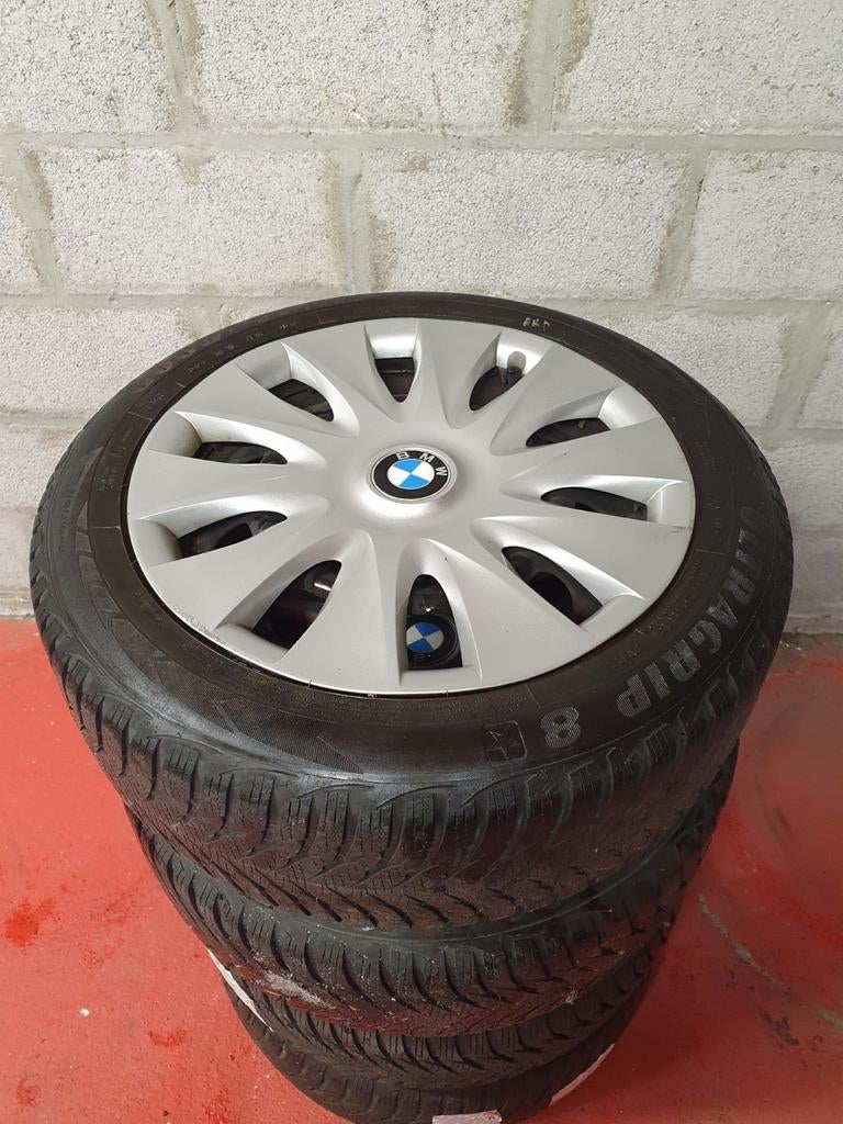 Jantes BMW origine 16" kit hiver série 1 E8x F2x 5x120, Autos : Pièces & Accessoires, Enlèvement, Utilisé, BMW