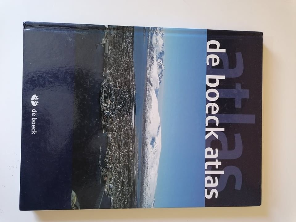 Atlas de Boeck, Boeken, Atlassen en Landkaarten, Ophalen, Zo goed als nieuw