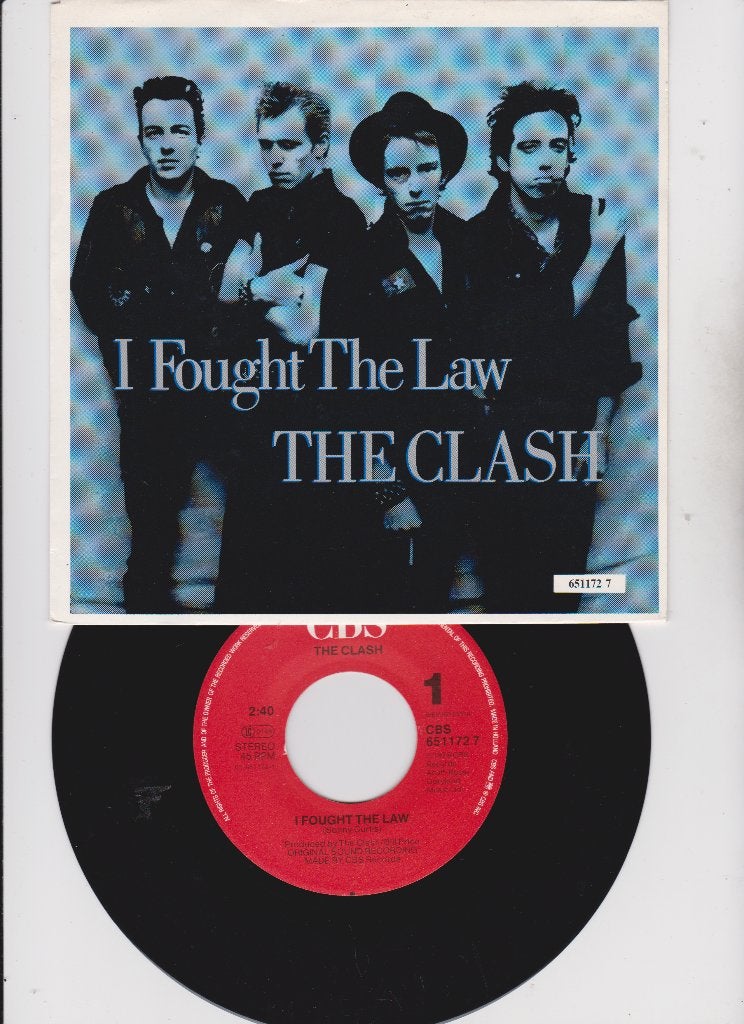 The Clash – I Fought The Law+3   1988   nMINT, 7 inch, Ophalen of Verzenden, Rock en Metal, Single