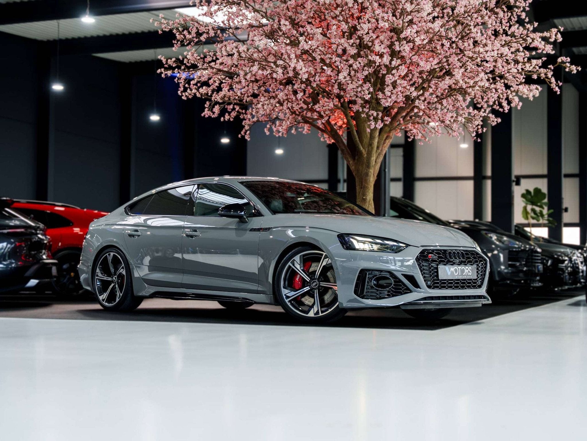 Audi RS5 Sportback 2.9 V6 TFSI Quattro - Nardo Grey - Matrix, Autos, Cuir, Argent ou Gris, Achat, Euro 6