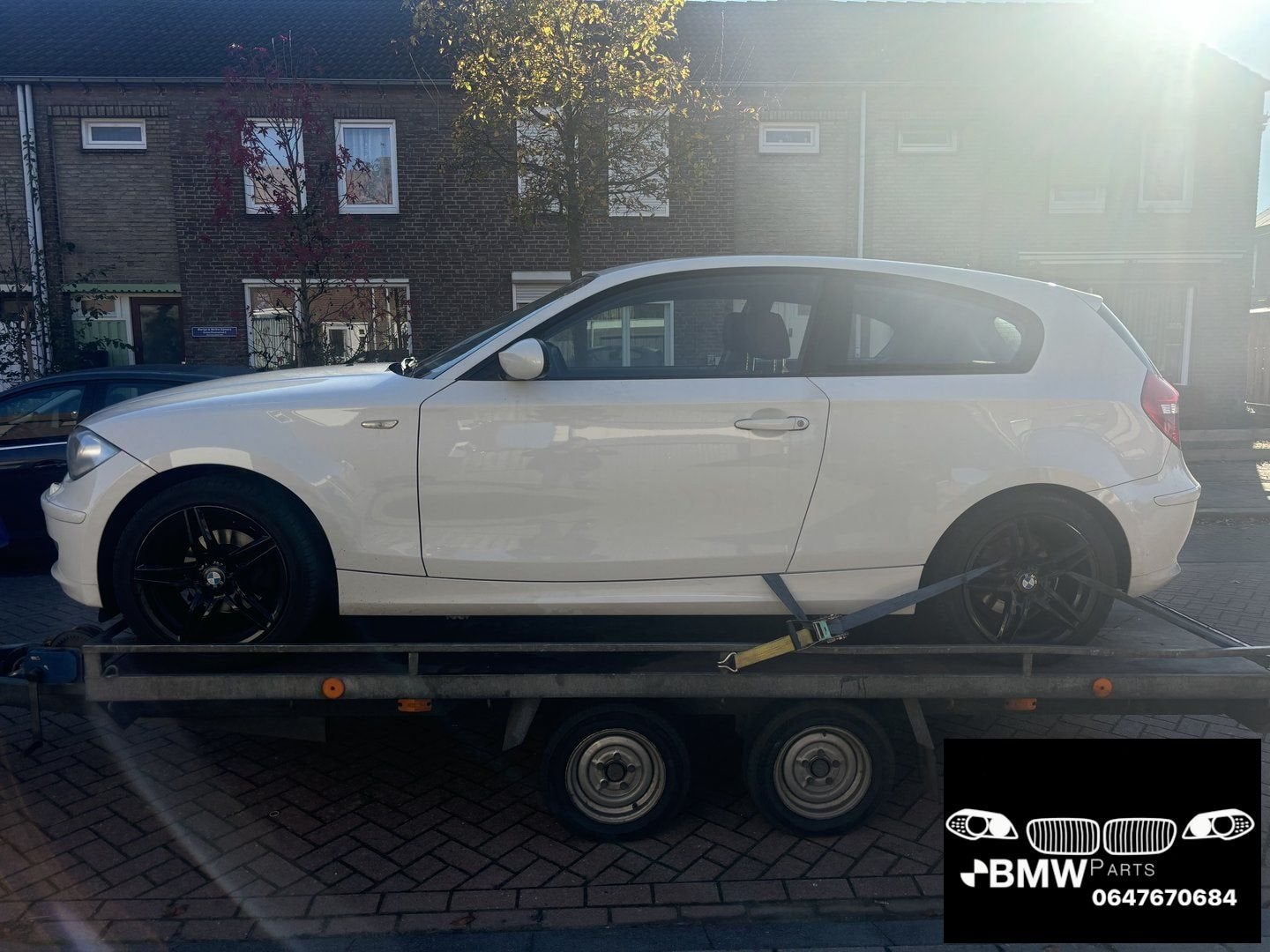 Alle onderdelen Bmw E81 E82 E87 E88 LCI bi xenon alpinweiss, Auto-onderdelen, Gebruikt, -, Ophalen of Verzenden, Bumper