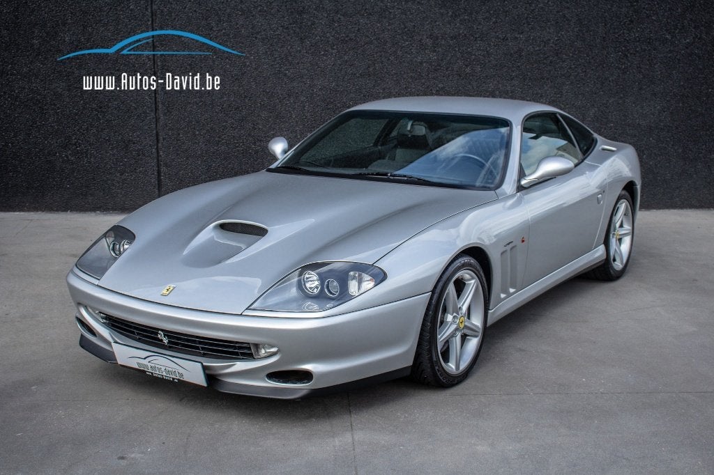 Ferrari 550 Maranello 5.5 V12 485PK Manueel RWD / BELGISCH, Autos, Cuir, Argent ou Gris, Achat, 2 places