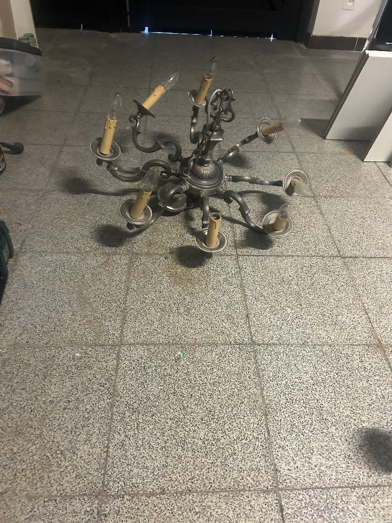 Prachtig lot vintage rustieke lampen 100 euro, Ophalen, Gebruikt, Glas, Minder dan 100 cm