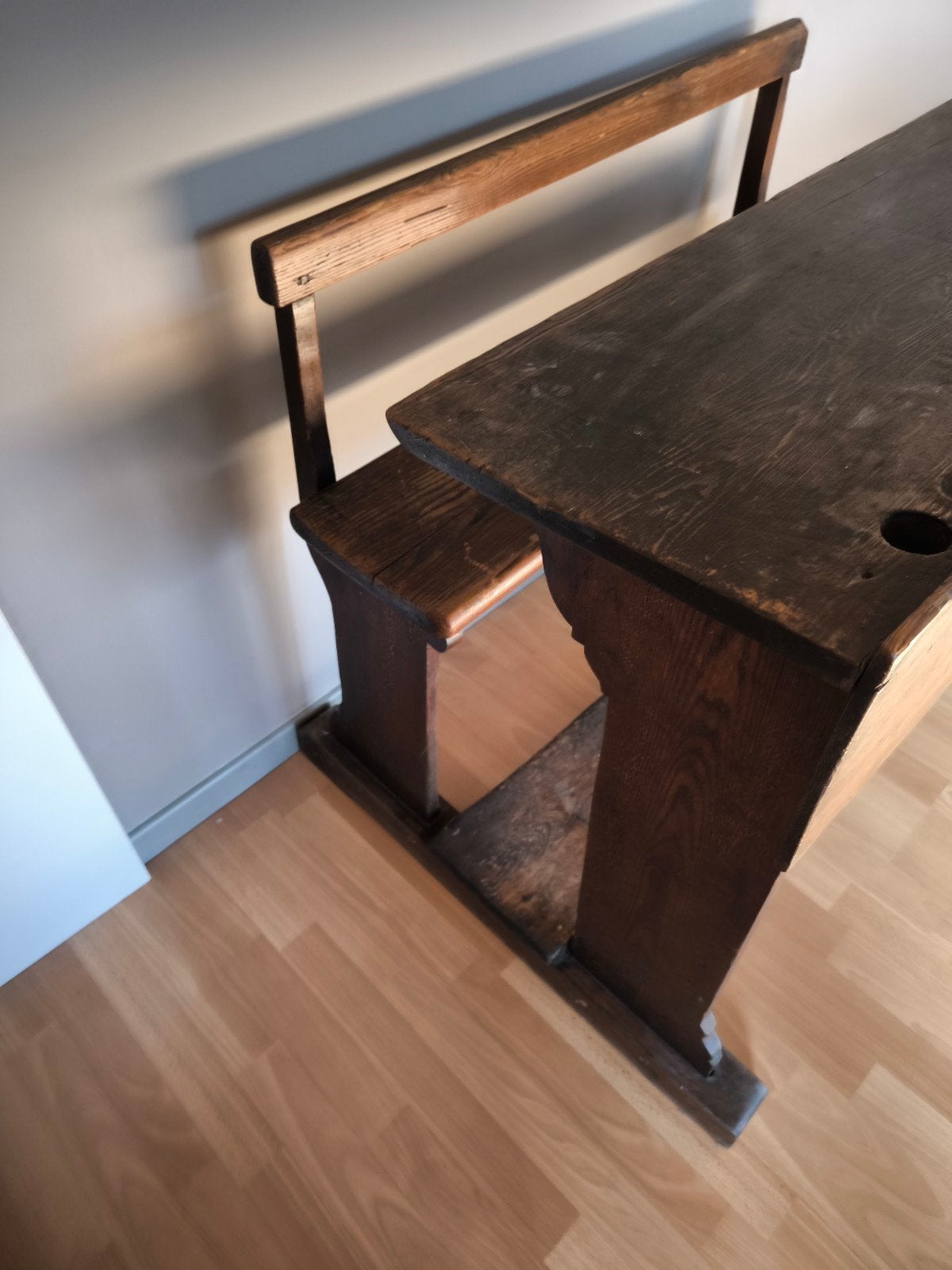 antieke 2persoons bureau, Ophalen