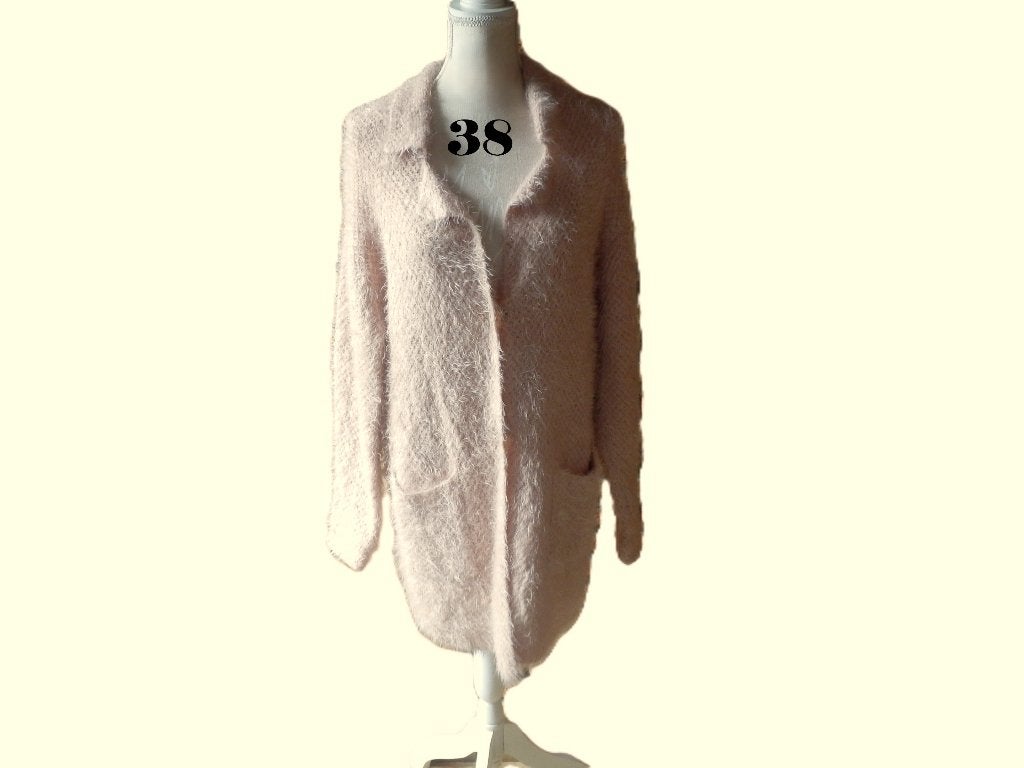 (95)- gilet femme t.M rose - étam -, Taille 38/40 (M), Enlèvement ou Envoi, Rose, Porté