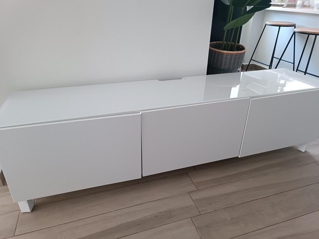Meuble TV Ikea+ verre de protection, Verre