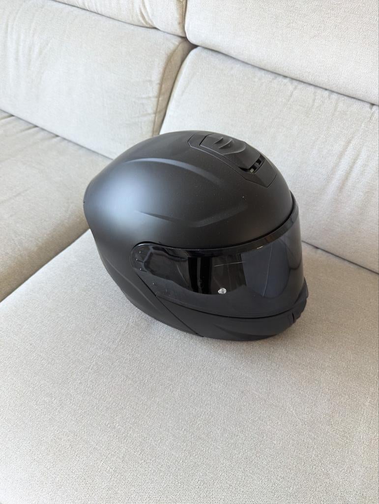VITO Systeemhelm Motorhelm Mat Zwart M 57-58 cm | Getint Viz, Motoren, Ophalen, M, Integraalhelm