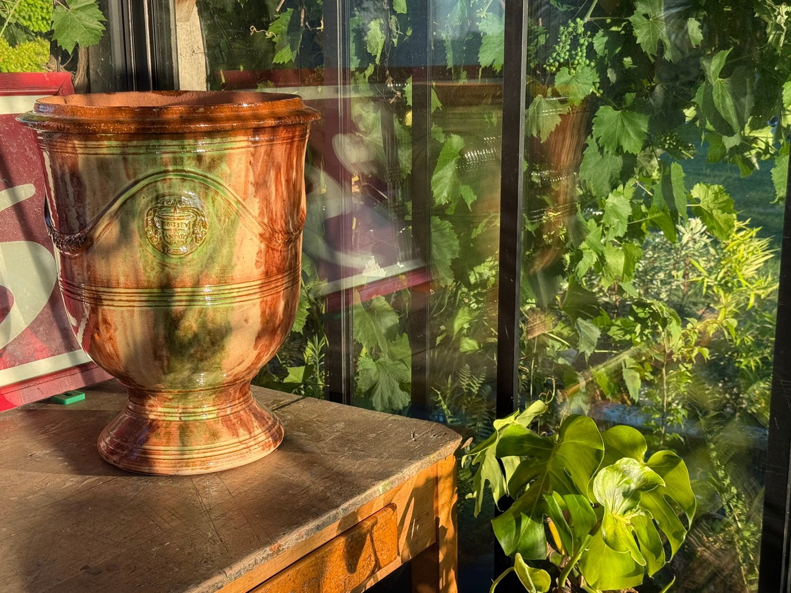 Vase Anduze de 58 cm de haut, Comme neuf, Enlèvement, Uzes, Anduze