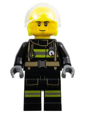 LEGO City cty1739 Fire - Male, Helicopter Pilot, Black, City, Lego, Nieuw, Ophalen of Verzenden