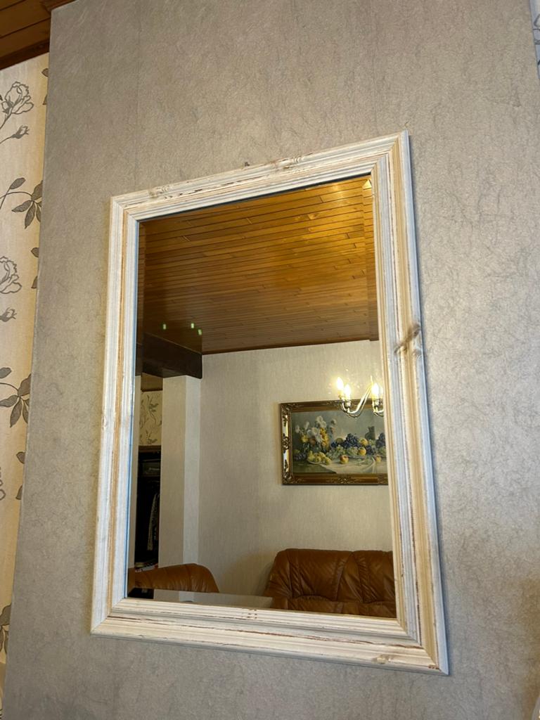 Grand Miroir en bois, Ophalen, Zo goed als nieuw