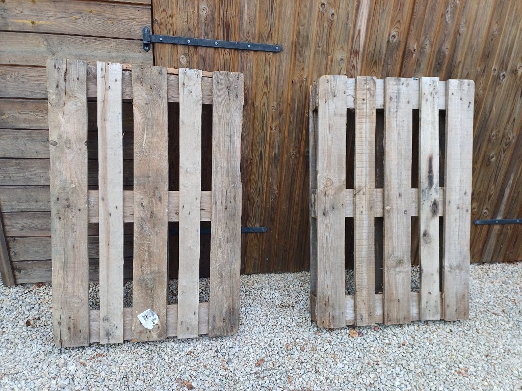 2 gebruikte Europaletten, Bricolage & Construction, Enlèvement, Utilisé