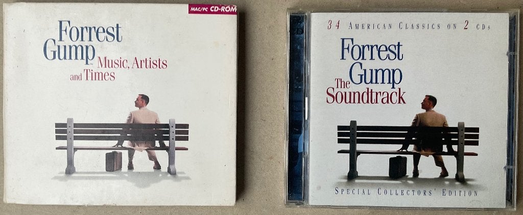 CD et CD de Forrest Gump The Soundtrack 1995, Comprend un boîtier, Bande originale, Enlèvement ou Envoi, Bande originale