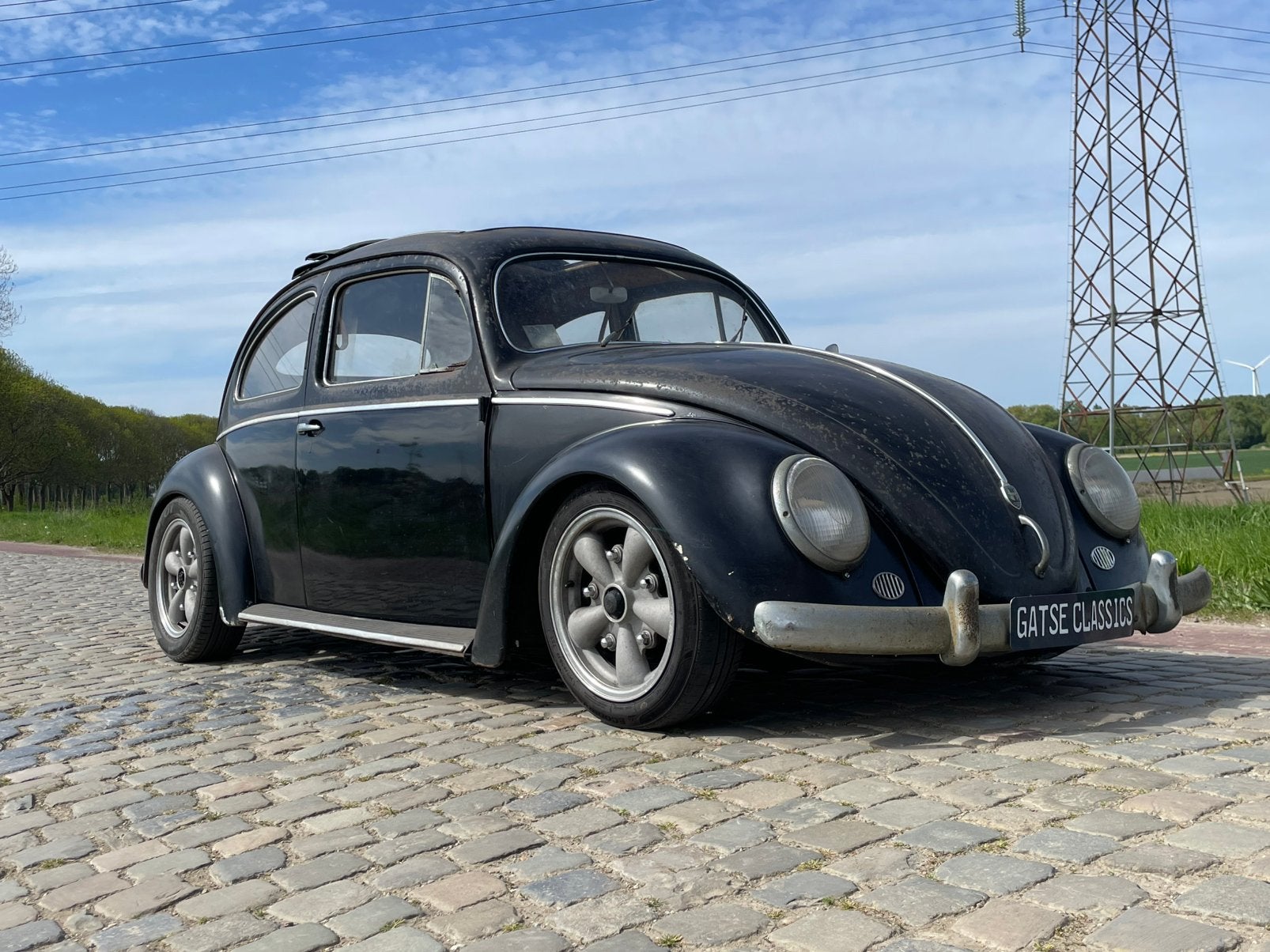 Vw kever ovaal 1957 origineel nederlands, 4 zetels, Achterwielaandrijving, Zwart, Overige kleuren