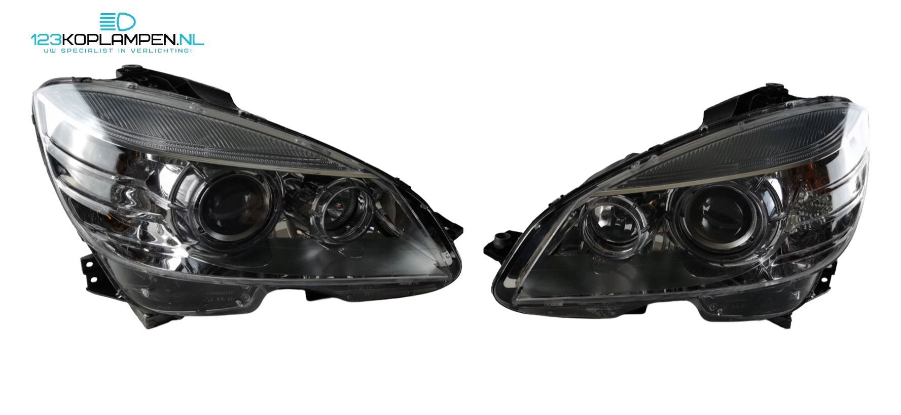 Mercedes C Klasse W204 Xenon koplamp links rechts, Gebruikt, -, Ophalen of Verzenden, -