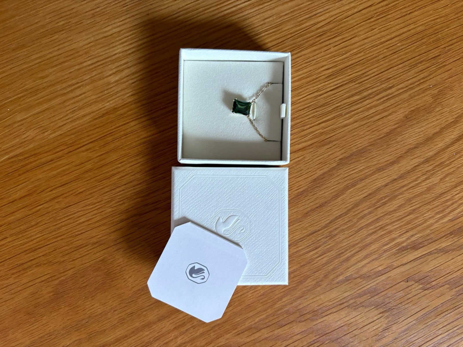 Swarovski groene ketting, Ophalen, Zo goed als nieuw