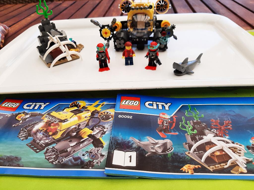Lego City - Set 60092 Deep Sea Submarine, City, Lego, Ophalen of Verzenden, Complete set