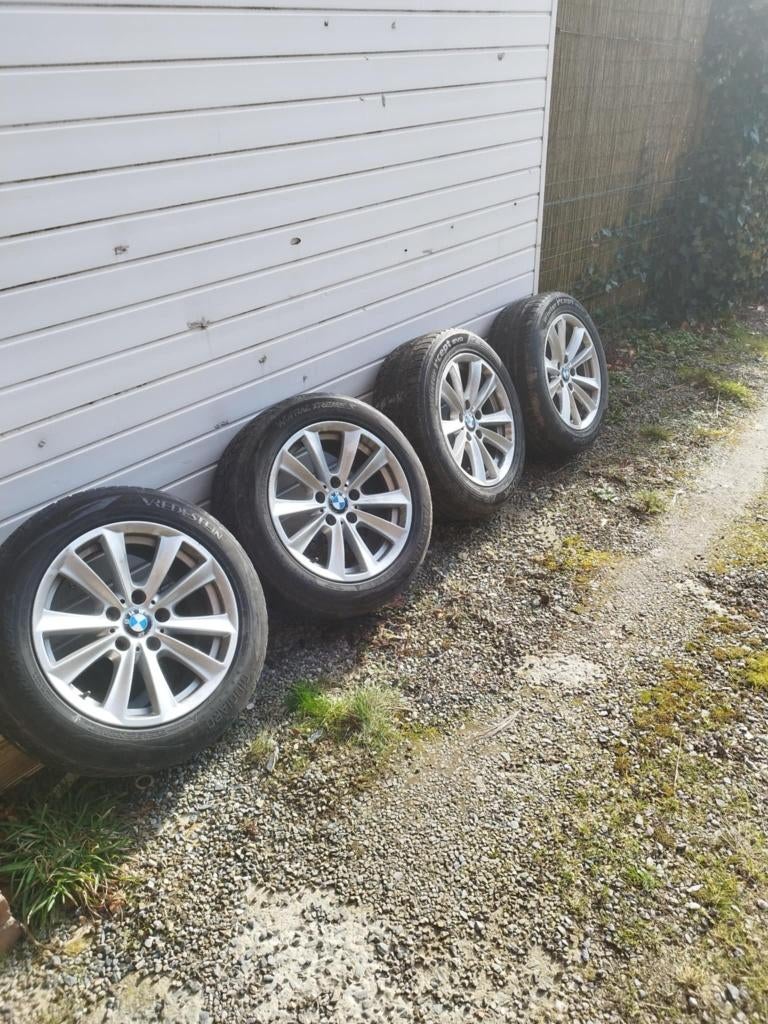 jantes alu BMW très bon état, Enlèvement, Utilisé, Pneus hiver, Jante(s)