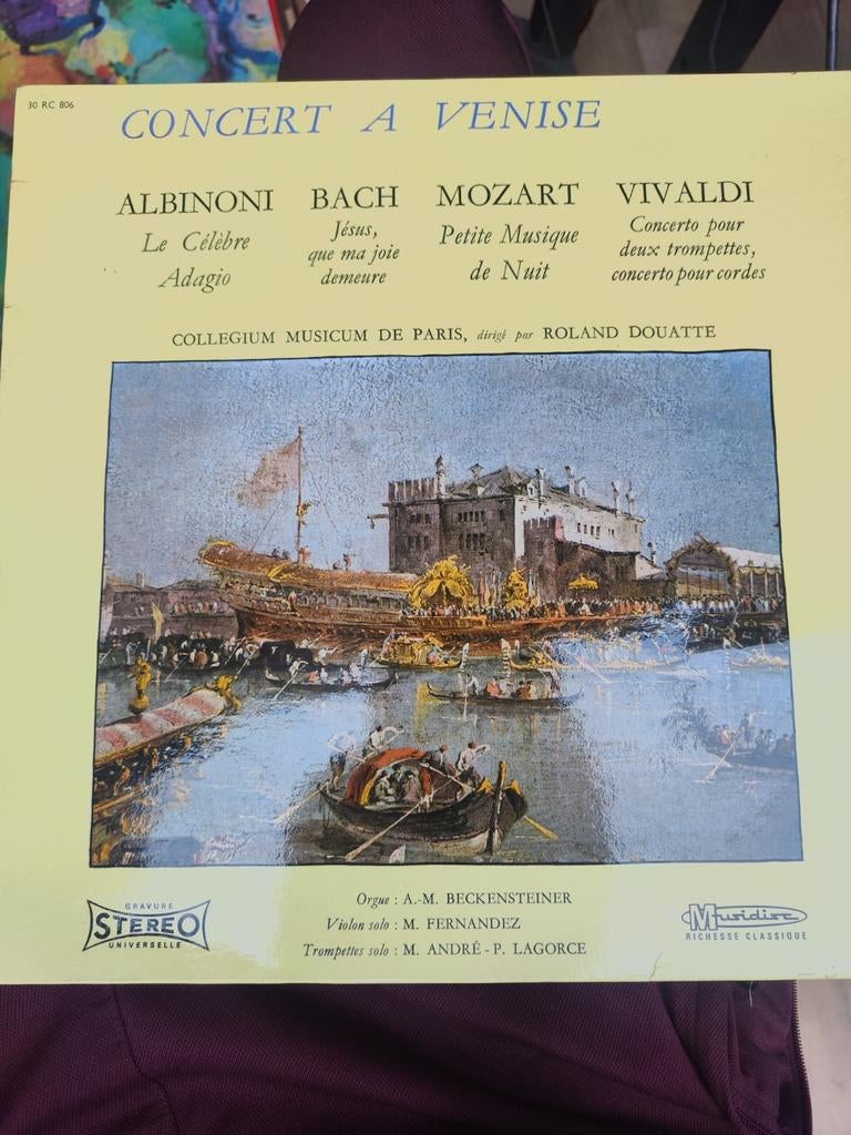 Concert à Venise, Ophalen, Gebruikt