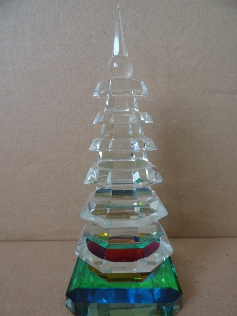 Statue cristal Feng Shui tour de pagode 15cm Tour éducative, Enlèvement ou Envoi, Comme neuf, Autres types