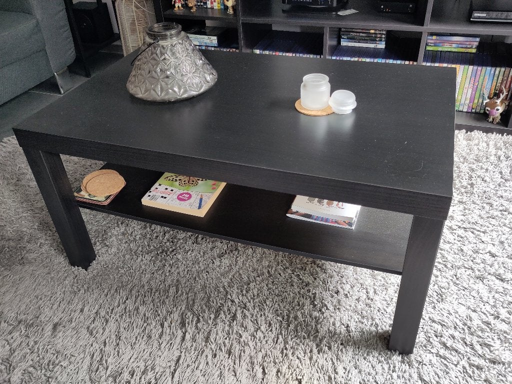 Table basse noire, Moins de 100 cm, Comme neuf, 100 à 150 cm, Enlèvement